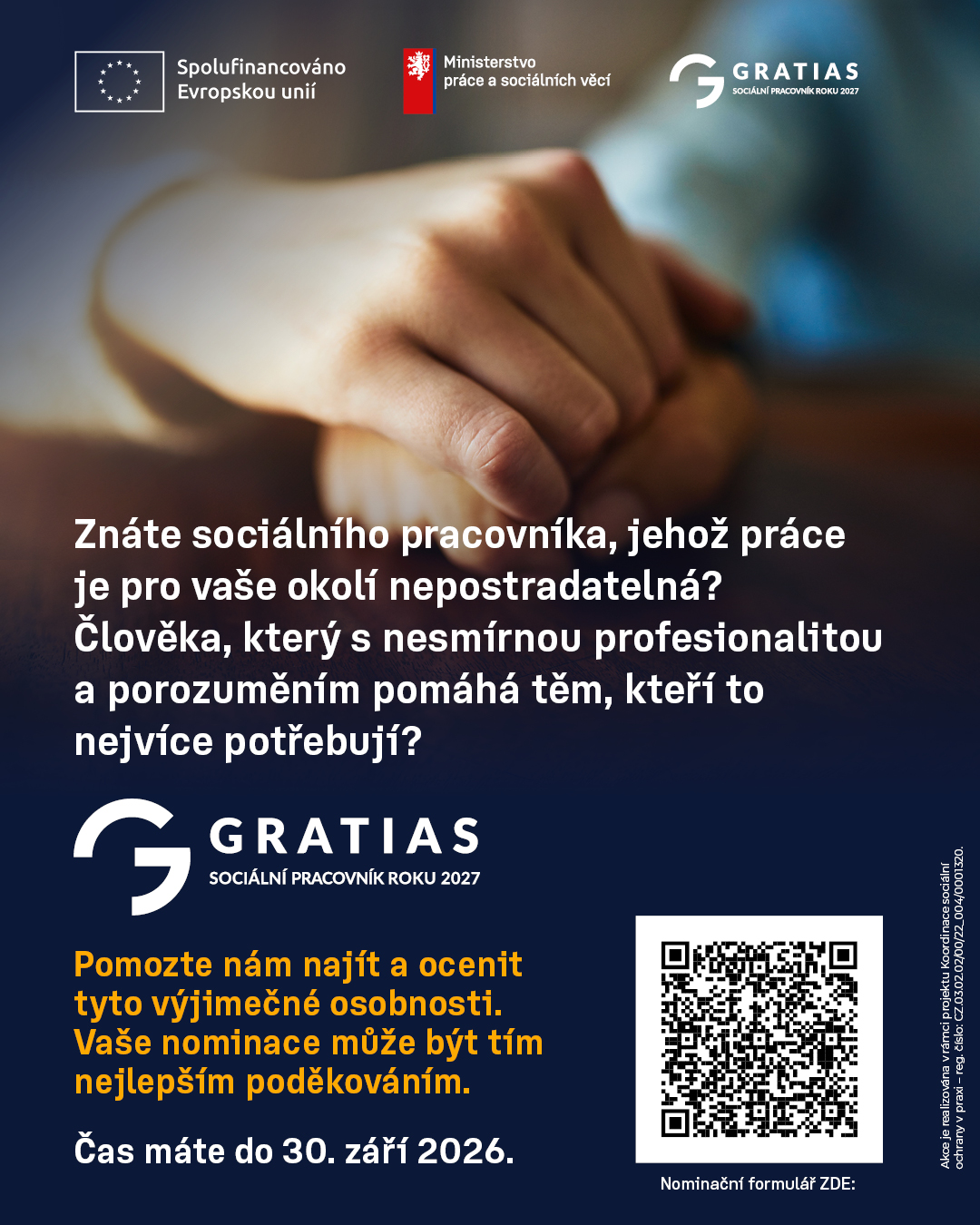 Nominujte Sociálního pracovníka roku - GRATIAS 2027! - Ilustrační obrázek
